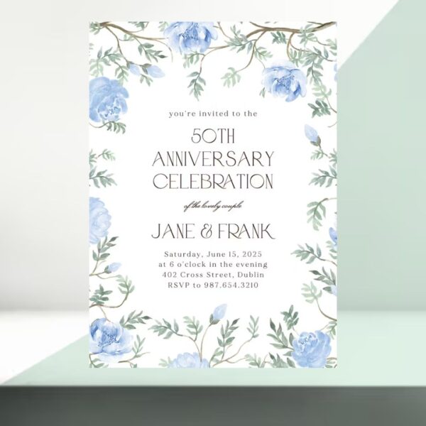 Party Card - Blue Union