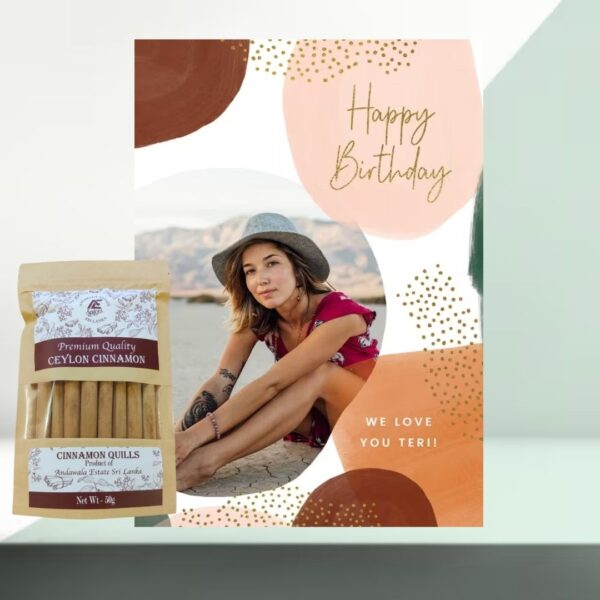 Ceylon Cinnamon with Birthday Cards